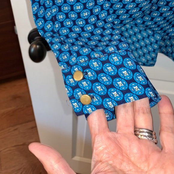 Dex Cross Draped Blouse - Picture 2 of 3